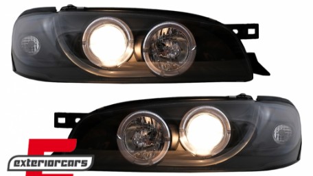 Prednja svjetla Angel Eyes (crna) / Subaru Impreza I GM, GC, GF (05.1993-2000), LPSU02
