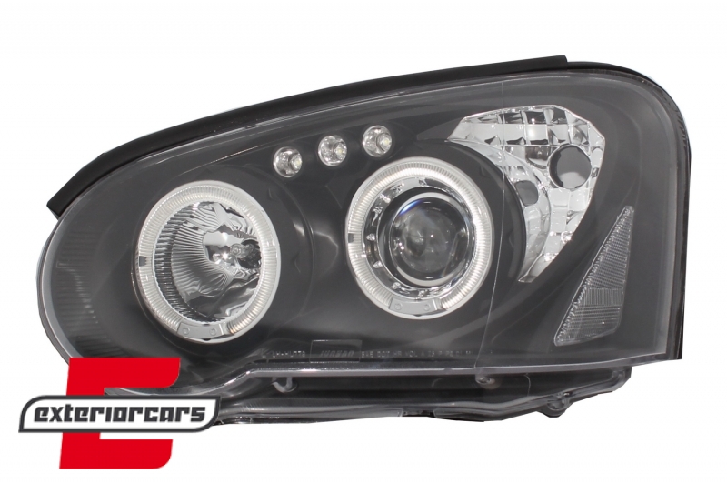 Prednja svjetla Angel Eyes (crna) / Subaru Impreza II GD (2003-2005), LPSU04