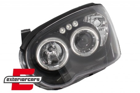 Prednja svjetla Angel Eyes (crna) / Subaru Impreza II GD (2003-2005), LPSU04