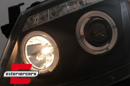 Prednja svjetla Angel Eyes (crna) / Toyota Hilux (2005-2011), LPTO08