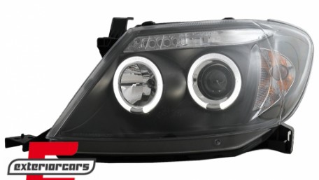 Prednja svjetla Angel Eyes (crna) / Toyota Hilux (2005-2011), LPTO08