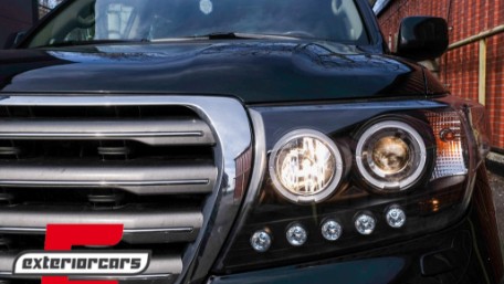 Prednja svjetla Angel Eyes (crna) / Toyota Land Cruiser FJ200 (2007-2012), LPTO33