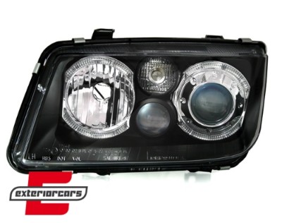 Prednja svjetla Angel Eyes (crna) / Volkswagen Bora (09.1998-07.2005), LPVWC0
