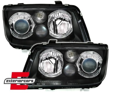 Prednja svjetla Angel Eyes (crna) / Volkswagen Bora (09.1998-07.2005), LPVWC0