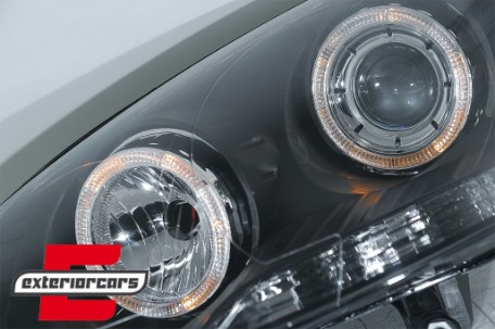 Prednja svjetla Angel Eyes (crna) / Volkswagen Golf 5 (2003-2008), LPVWH7