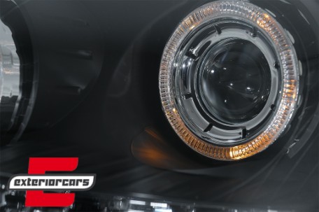 Prednja svjetla Angel Eyes (crna) / Volkswagen Golf 5 (2003-2008), LPVWH7