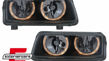 Prednja svjetla Angel Eyes (crna) / Volkswagen Passat B4 (11.1993-05.1997), LPVW41