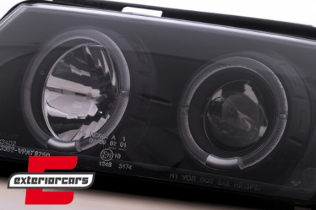 Prednja svjetla Angel Eyes (crna) / Volkswagen Passat B5 3B (11.1996-08.2000), LPVW13