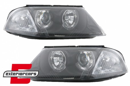 Prednja svjetla Angel Eyes (crna) / Volkswagen Passat B5 3BG (09.2000-03.2005), LPVW46