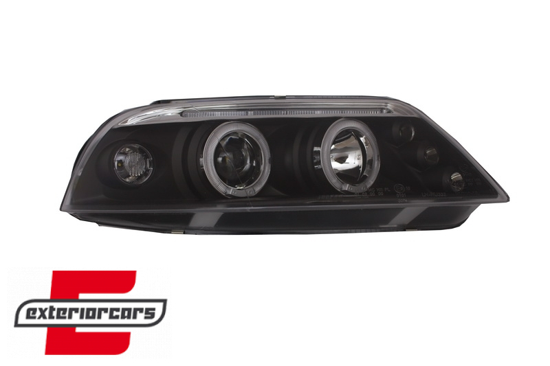 Prednja svjetla Angel Eyes (crna) / Volkswagen Passat B5 3BG (09.2000-03.2005), LPVW80