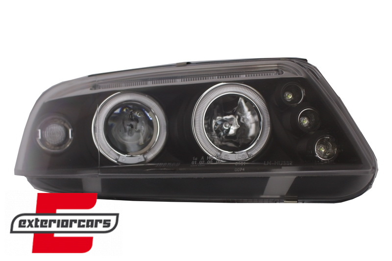 Prednja svjetla Angel Eyes (crna) / Volkswagen Passat B5 3BG (09.2000-03.2005), LPVW80