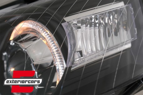 Prednja svjetla Angel Eyes (crna) / Volkswagen Passat B6 3C (03.2005-2010), LPVWC6