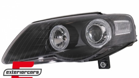Prednja svjetla Angel Eyes (crna) / Volkswagen Passat B6 3C (03.2005-2010), LPVWC6