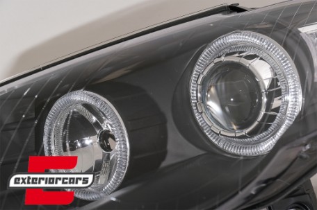 Prednja svjetla Angel Eyes (crna) / Volkswagen Passat B6 3C (03.2005-2010), LPVWC6