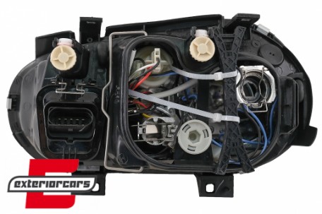 Prednja svjetla Angel Eyes (crna) / VW Golf 4 (1997-2005), LPVW70