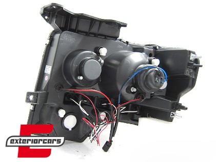 Prednja svjetla Angel Eyes dizajn (chrome) / FORD F150 MK12 (2008-2014), LPFO85