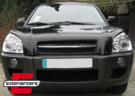 Prednja svjetla Angel Eyes dizajn (chrome) / Hyundai Tucson (2004-2010), LPHU01