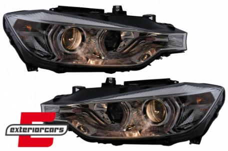 Prednja svjetla Angel Eyes LED DRL (chrome) / BMW serije 3 F30 F31 limuzina karavan (10.2011-05.2015), LPBMI7