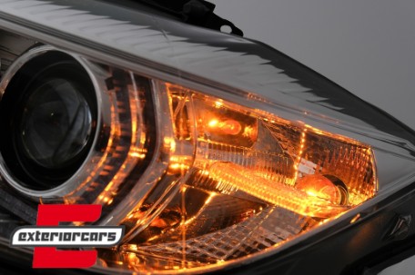 Prednja svjetla Angel Eyes LED DRL (chrome) / BMW serije 3 F30 F31 limuzina karavan (10.2011-05.2015), LPBMI7