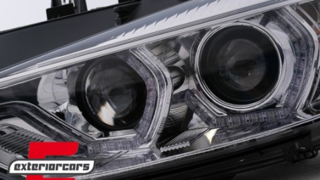 Prednja svjetla Angel Eyes LED DRL (chrome) / BMW serije 3 F30 F31 limuzina karavan (10.2011-05.2015), LPBMI7