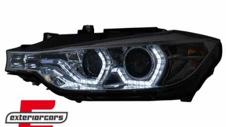 Prednja svjetla Angel Eyes LED DRL (chrome) / BMW serije 3 F30 F31 limuzina karavan (10.2011-05.2015), LPBMI7