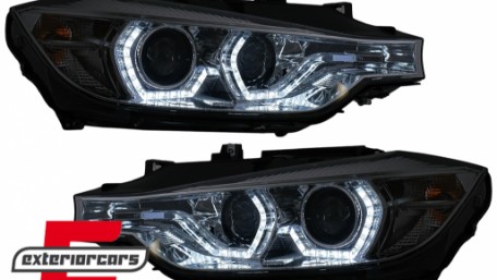 Prednja svjetla Angel Eyes LED DRL (chrome) / BMW serije 3 F30 F31 limuzina karavan (10.2011-05.2015), LPBMI7