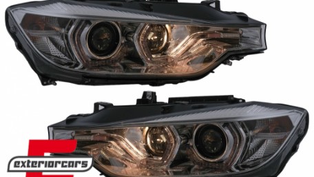 Prednja svjetla Angel Eyes LED DRL (chrome) / BMW serije 3 F30 F31 limuzina karavan (10.2011-05.2015), LPBMI7