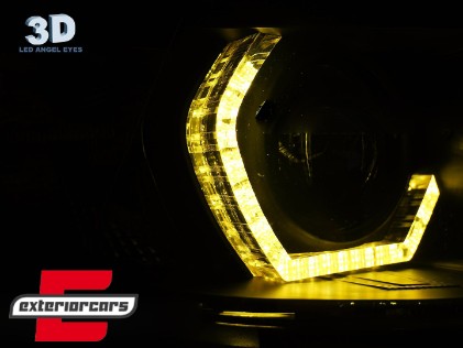 Prednja svjetla Angel Eyes LED DRL (chrome) / BMW serije 3 F30 F31 limuzina karavan (10.2011-05.2015), LPBMR1