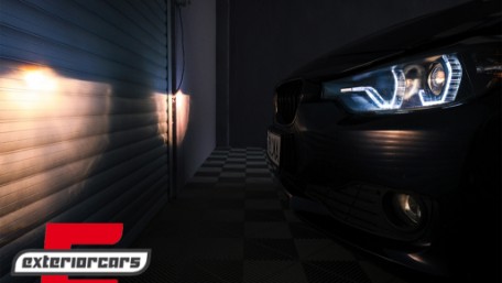 Prednja svjetla Angel Eyes LED DRL (crna) / BMW serije 3 F30 F31 limuzina karavan (10.2011-05.2015), LPBMI8