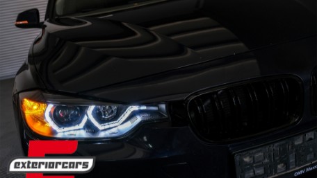 Prednja svjetla Angel Eyes LED DRL (crna) / BMW serije 3 F30 F31 limuzina karavan (10.2011-05.2015), LPBMI8