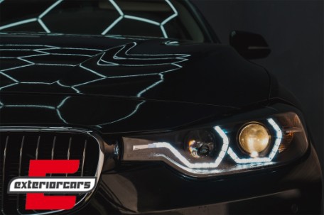 Prednja svjetla Angel Eyes LED DRL (crna) / BMW serije 3 F30 F31 limuzina karavan (10.2011-05.2015), LPBMI8