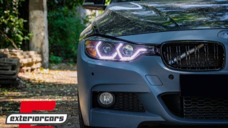Prednja svjetla Angel Eyes LED DRL (crna) / BMW serije 3 F30 F31 limuzina karavan (10.2011-05.2015), LPBMI8