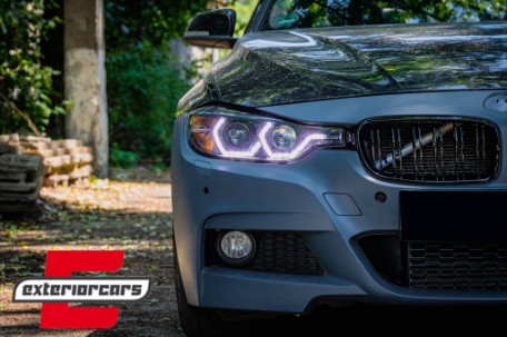 Prednja svjetla Angel Eyes LED DRL (crna) / BMW serije 3 F30 F31 limuzina karavan (10.2011-05.2015), LPBMI8