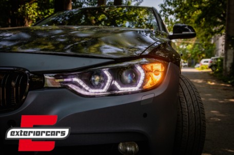 Prednja svjetla Angel Eyes LED DRL (crna) / BMW serije 3 F30 F31 limuzina karavan (10.2011-05.2015), LPBMI8