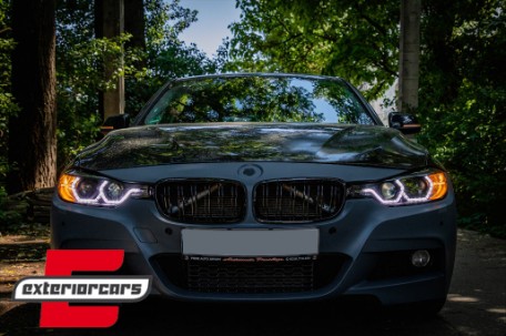 Prednja svjetla Angel Eyes LED DRL (crna) / BMW serije 3 F30 F31 limuzina karavan (10.2011-05.2015), LPBMI8