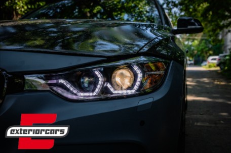 Prednja svjetla Angel Eyes LED DRL (crna) / BMW serije 3 F30 F31 limuzina karavan (10.2011-05.2015), LPBMI8