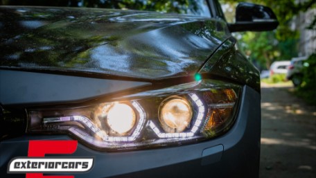 Prednja svjetla Angel Eyes LED DRL (crna) / BMW serije 3 F30 F31 limuzina karavan (10.2011-05.2015), LPBMI8