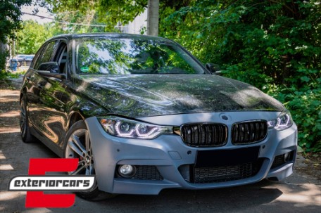 Prednja svjetla Angel Eyes LED DRL (crna) / BMW serije 3 F30 F31 limuzina karavan (10.2011-05.2015), LPBMI8