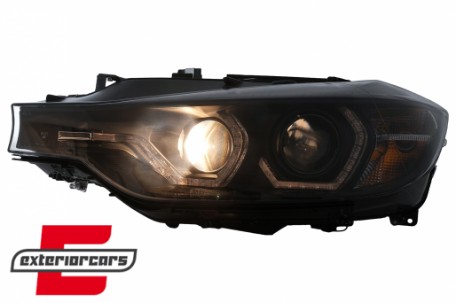 Prednja svjetla Angel Eyes LED DRL (crna) / BMW serije 3 F30 F31 limuzina karavan (10.2011-05.2015), LPBMR2