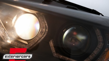 Prednja svjetla Angel Eyes LED DRL (crna) / BMW serije 3 F30 F31 limuzina karavan (10.2011-05.2015), LPBMR2