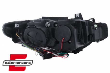 Prednja svjetla Angel Eyes LED DRL (crna) / BMW serije 3 F30 F31 limuzina karavan (10.2011-05.2015), LPBMR2
