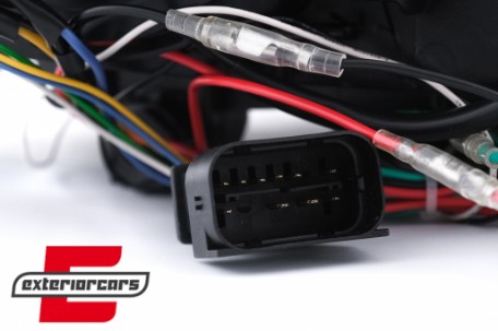 Prednja svjetla Angel Eyes LED DRL (crna) / BMW serije 3 F30 F31 limuzina karavan (10.2011-05.2015), LPBMR2