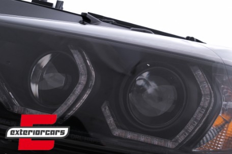 Prednja svjetla Angel Eyes LED DRL (crna) / BMW serije 3 F30 F31 limuzina karavan (10.2011-05.2015), LPBMR2