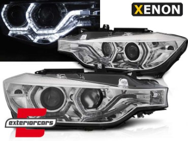 Prednja svjetla Angel Eyes LED DRL Xenon (chrome) / BMW serije 3 F30 F31 limuzina karavan (10.2011-05.2015), LPBML9