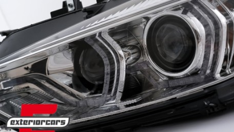 Prednja svjetla Angel Eyes LED DRL Xenon (chrome) / BMW serije 3 F30 F31 limuzina karavan (10.2011-05.2015), LPBML9