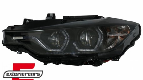 Prednja svjetla Angel Eyes LED DRL Xenon (crna) / BMW serije 3 F30 F31 limuzina karavan (10.2011-05.2015), LPBMM0