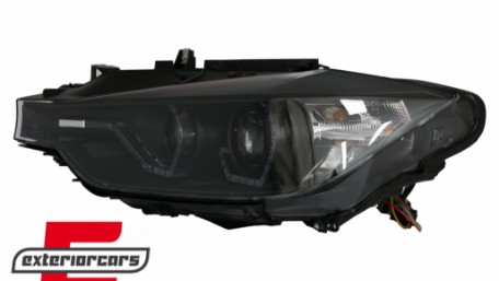 Prednja svjetla Angel Eyes LED DRL Xenon (crna) / BMW serije 3 F30 F31 limuzina karavan (10.2011-05.2015), LPBMM0