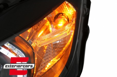 Prednja svjetla Angel Eyes LED DRL Xenon (crna) / BMW serije 3 F30 F31 limuzina karavan (10.2011-05.2015), LPBMM0
