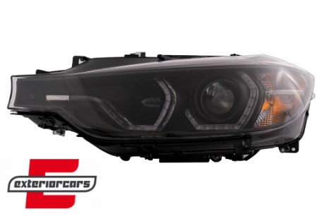 Prednja svjetla Angel Eyes LED DRL Xenon (crna) / BMW serije 3 F30 F31 limuzina karavan (10.2011-05.2015), LPBMM2
