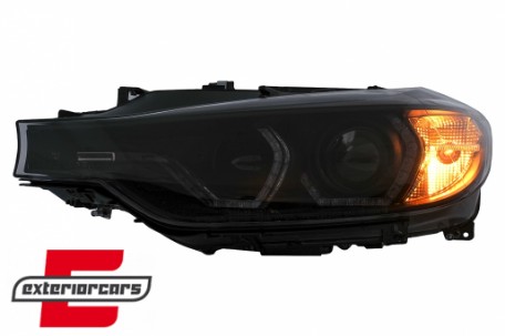 Prednja svjetla Angel Eyes LED DRL Xenon (crna) / BMW serije 3 F30 F31 limuzina karavan (10.2011-05.2015), LPBMM2